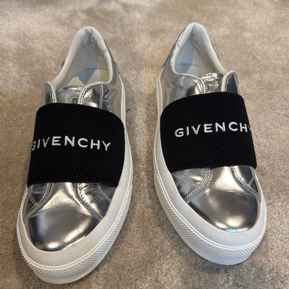 Givenchy shoes - Silver and black - worn once !